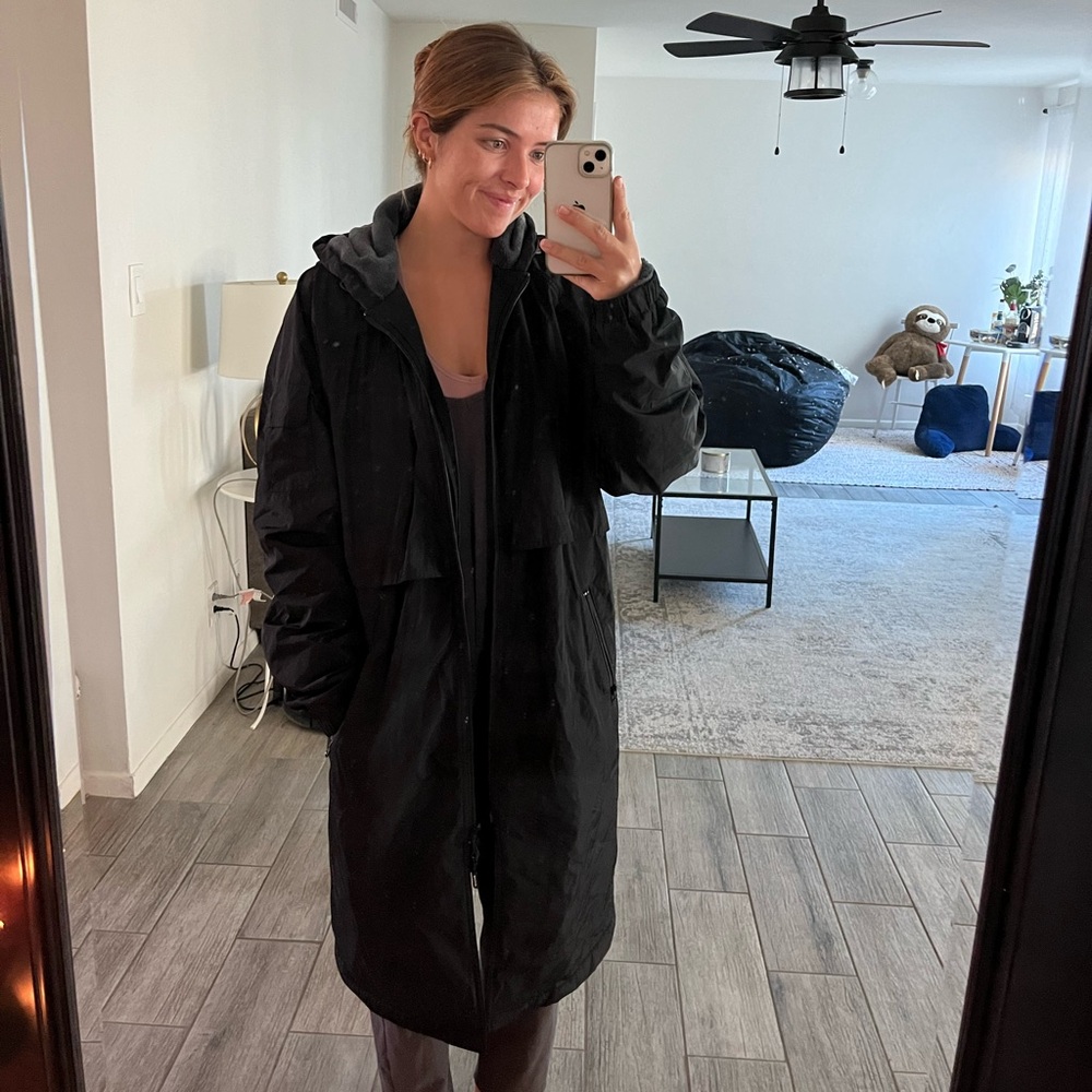Sporti Unisex Black Swim Parka